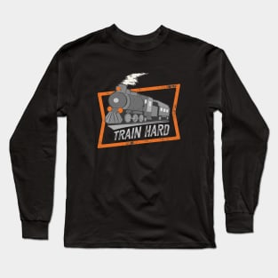 Steam Engine Locomotive Railroad Lover Long Sleeve T-Shirt